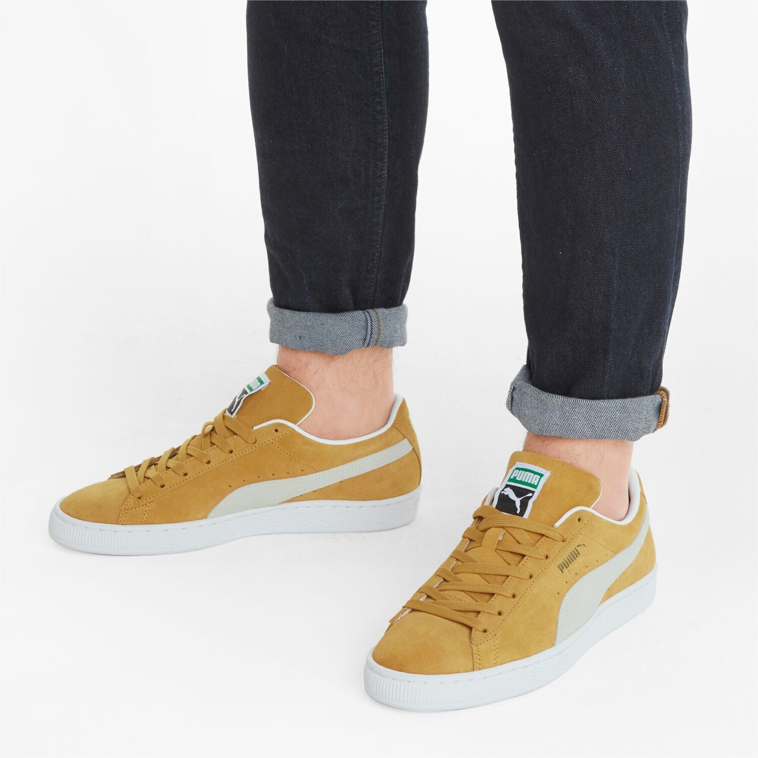 Puma suede classic honey mustard sales