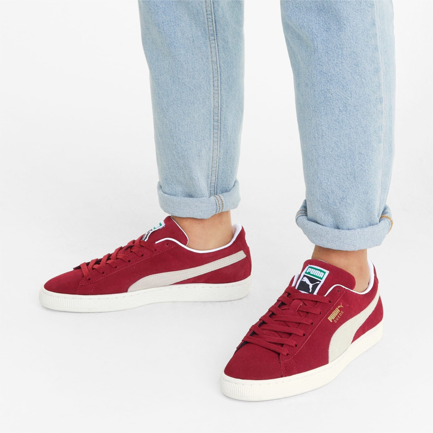 Buy Puma Suede Classic XXI cabernet white from 56.00 Today