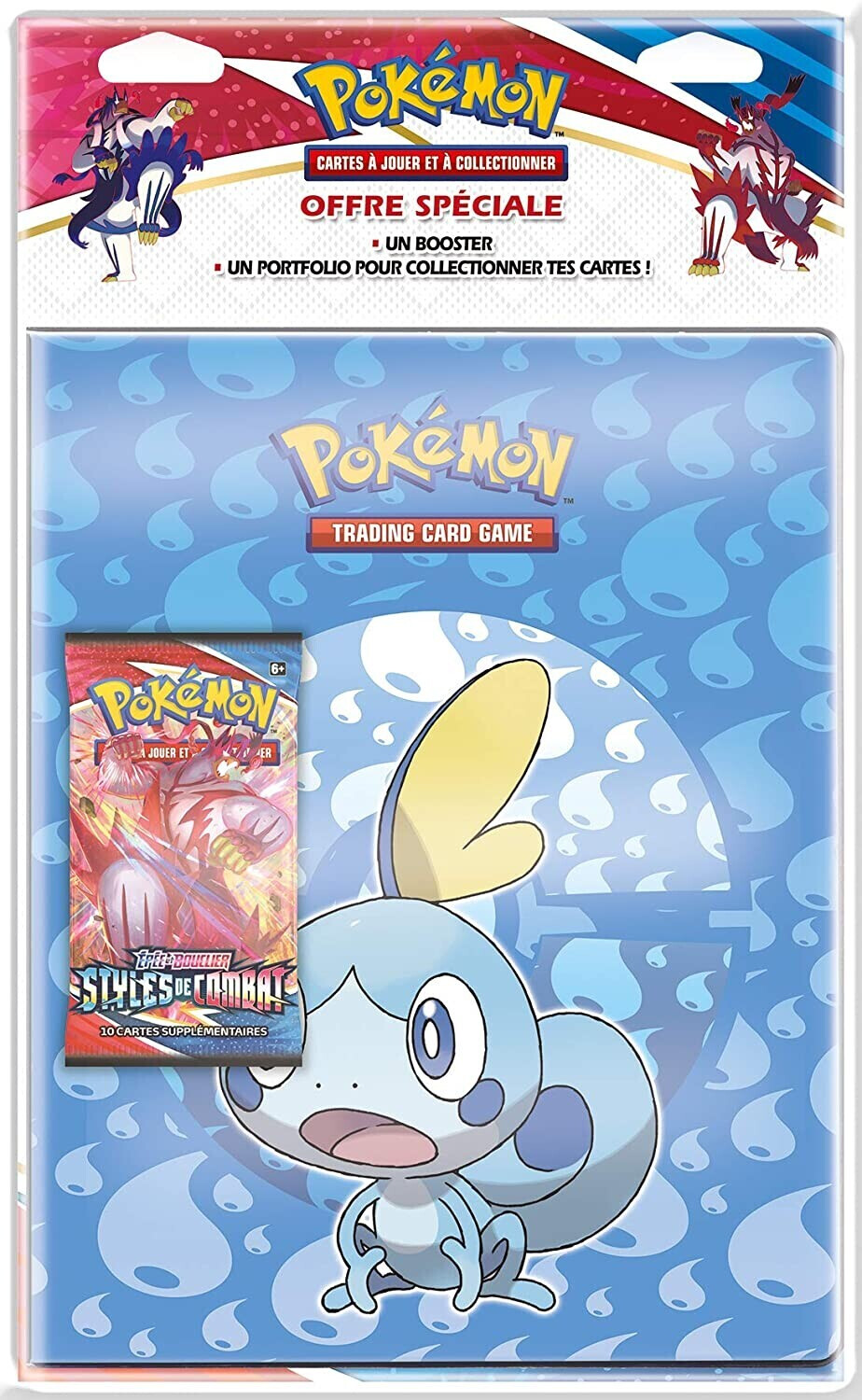 Asmodée Pokémon Pack portfolio et booster Épée & Bouclier Styles de combat EB05 (français)