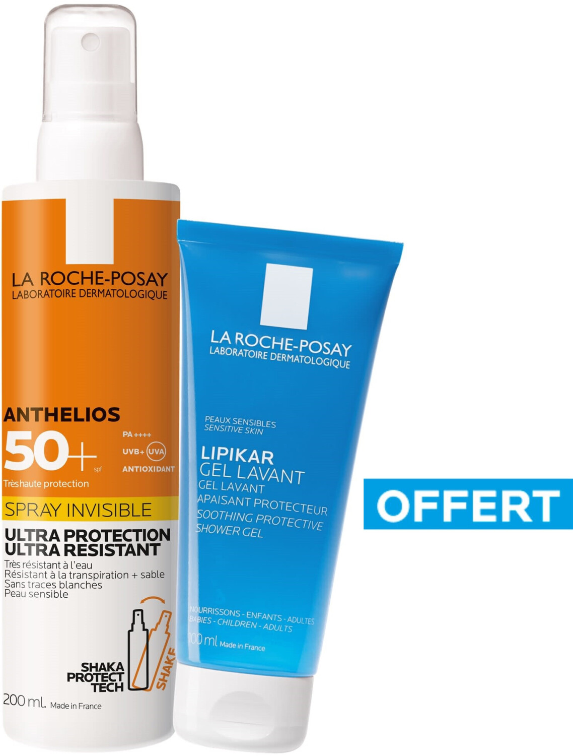 La Roche Posay Anthelios SPF50+ & Lipikar gel lavant (200 ml + 100 ml)