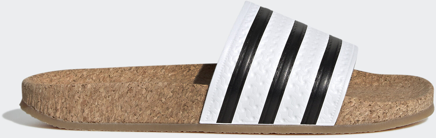 Adidas Adilette Cork Slipper cloud white/core black/gum ab 36,79 € |  Preisvergleich bei
