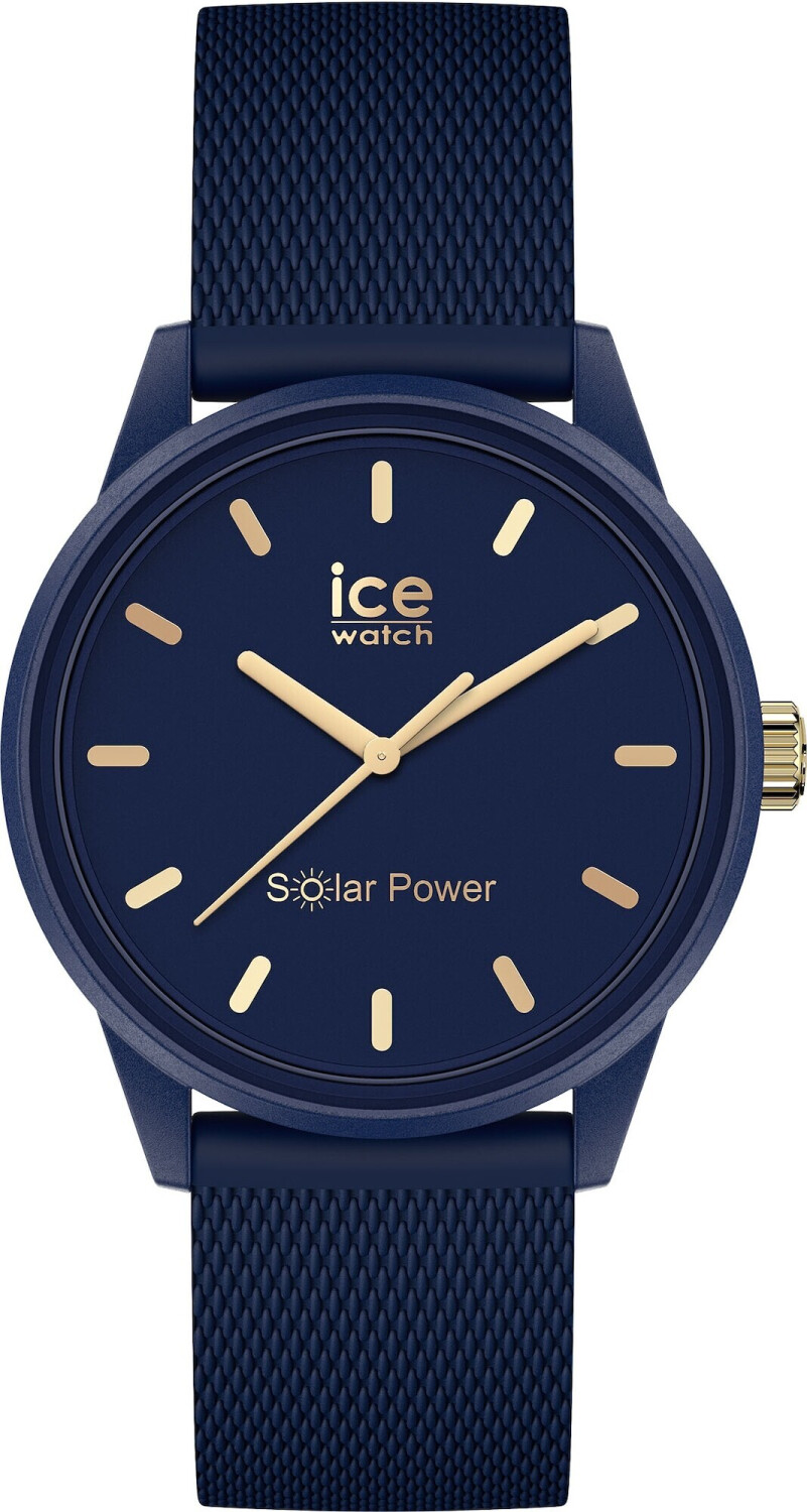 Photos - Wrist Watch Ice-Watch Ice Watch Ice Watch Ice Solar Power S navy/gold mesh  (018743)