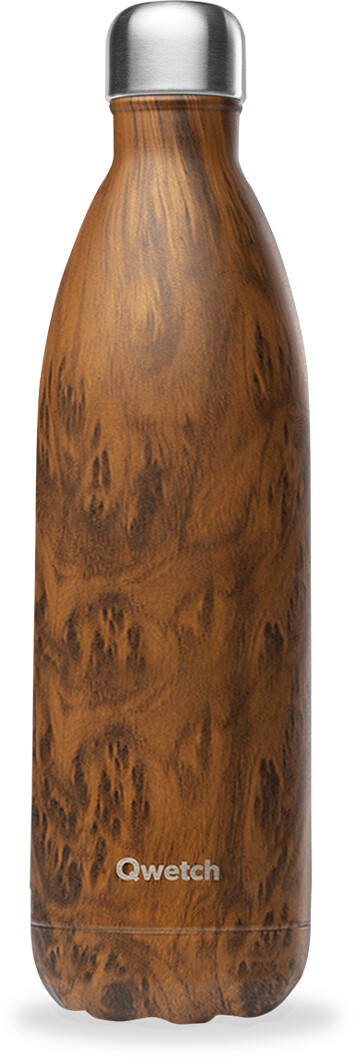 Qwetch Bouteille Isotherme wood 500 mL
