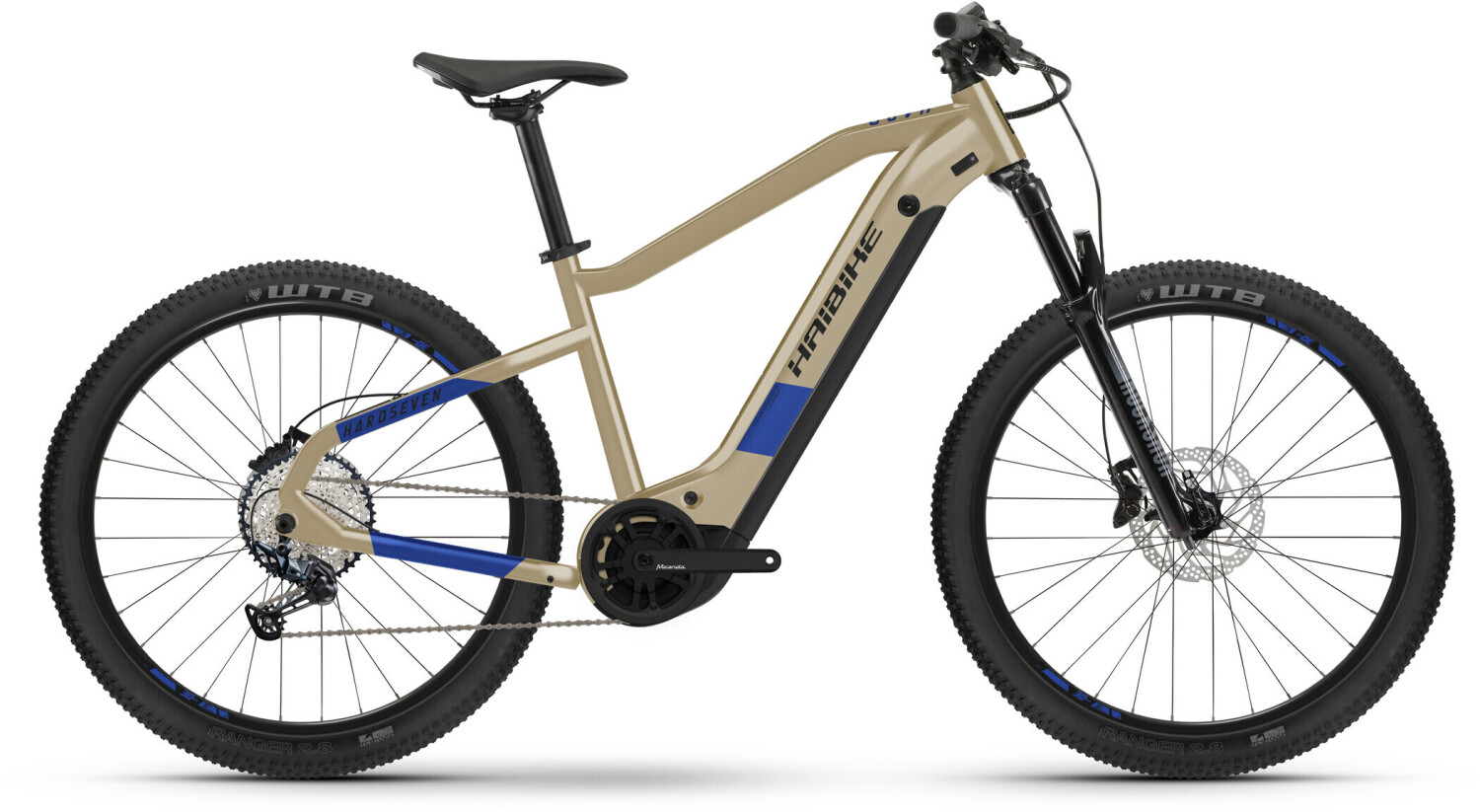 Haibike HardSeven 7 (2021) coffee/blue