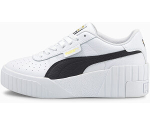 white puma wedge sneakers