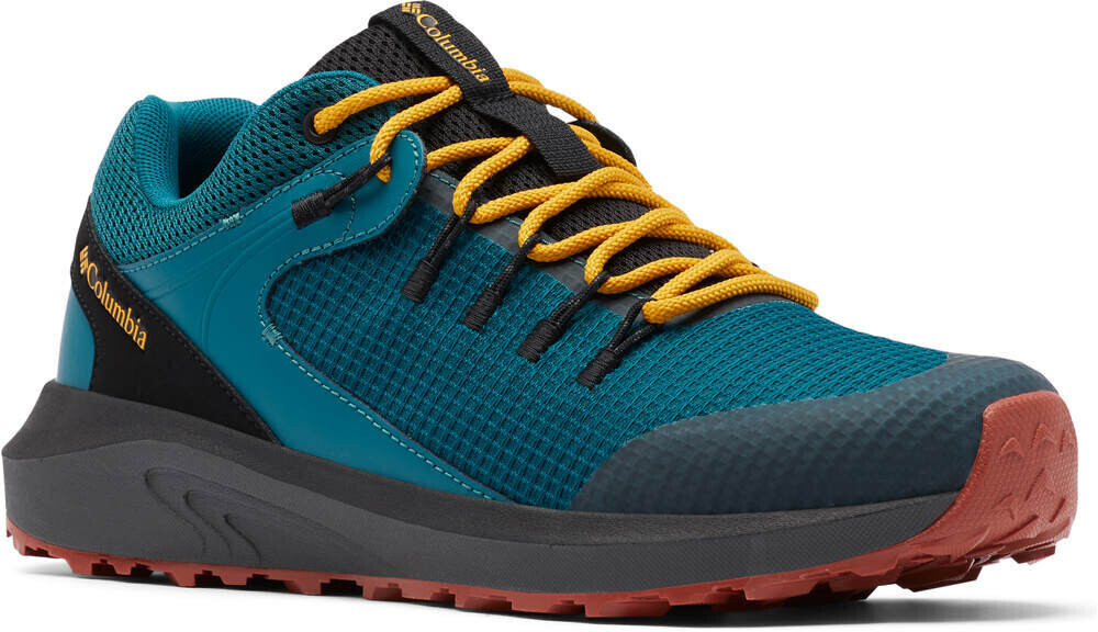 columbia men's trailstorm waterproof dark grey bright gold 10