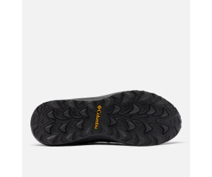 columbia men's trailstorm waterproof dark grey bright gold 10