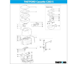 Thetford Wasserverteiler - Ersatzteil (9342962)