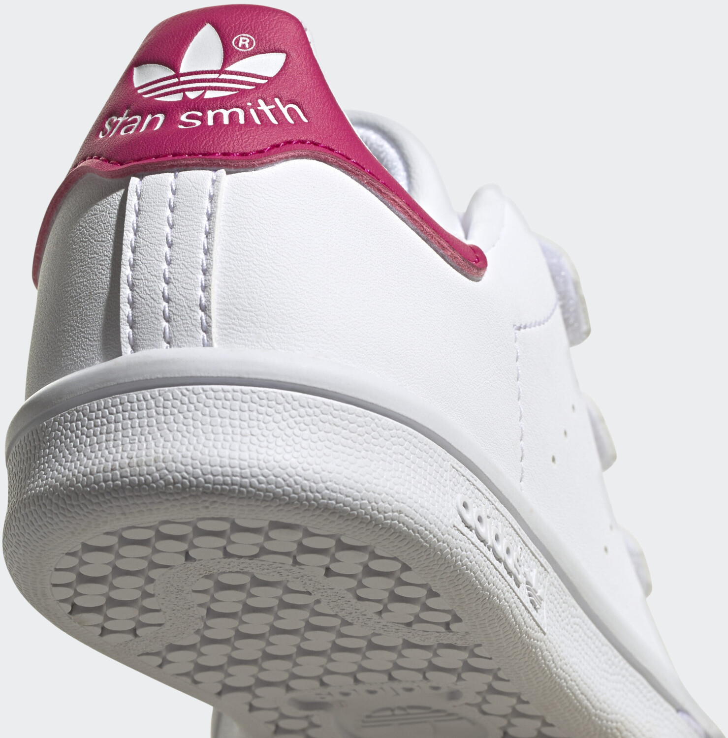 Adidas Stan Smith Cloud White Cloud White Bold Pink Kinder ab 34 99 Preisvergleich bei idealo