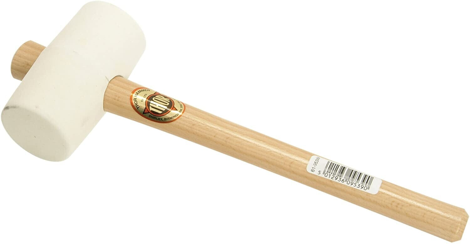 Thor 954w White Rubber Mallet 3 in