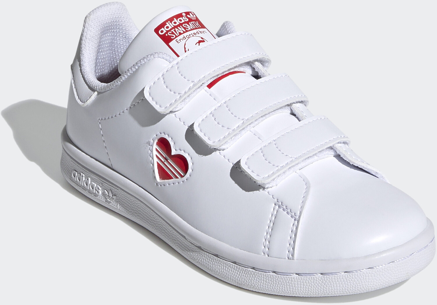 adidas Stan Smith Cloud White Vivid Red Womens FY5090 â Fastsole