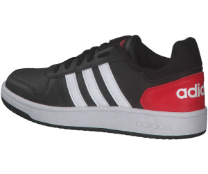 Adidas Hoops 2.0 Core Black Cloud White Vivid Red Kinder ab 26 99