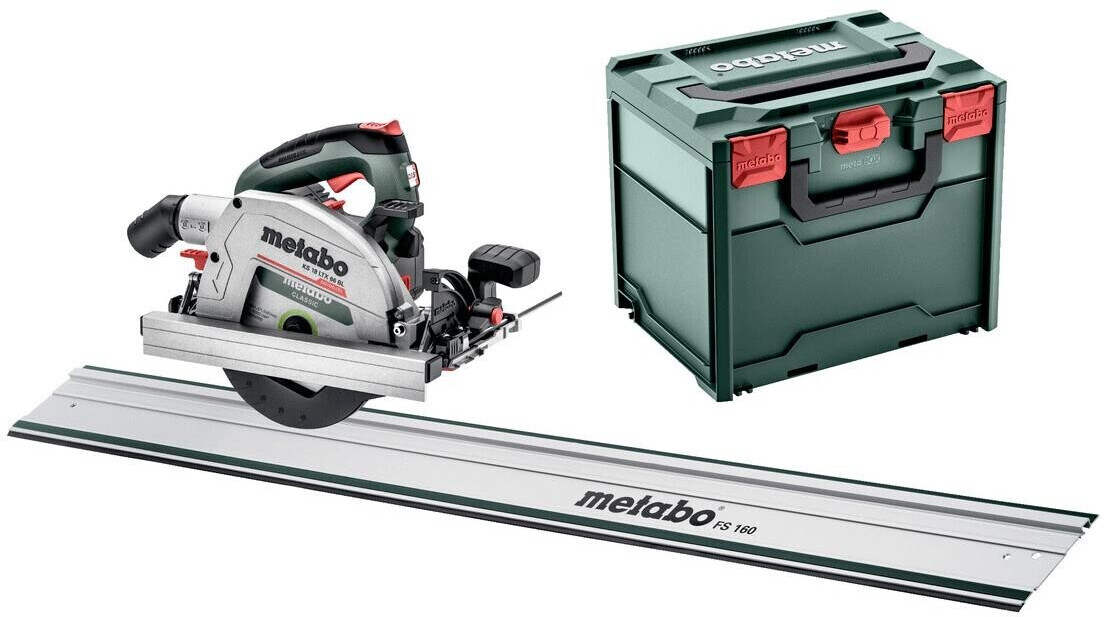 Metabo KS 18 LTX 66 BL (611866840) + Führungsschiene FS160 + metaBOX