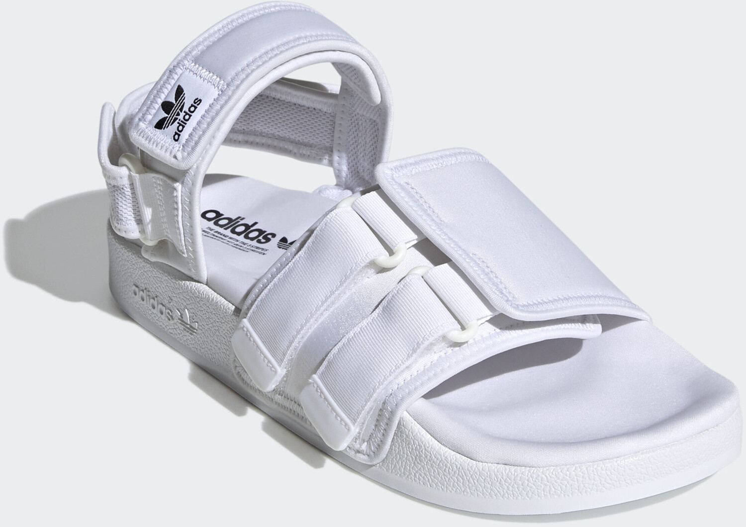 Adidas New adilette Sandale Cloud White/Cloud White/Core Black au meilleur prix sur idealo.fr