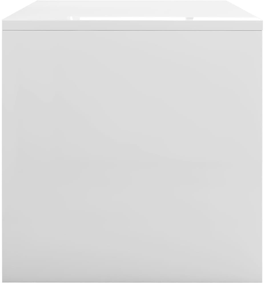 vidaXL Coffee Table High Gloss White