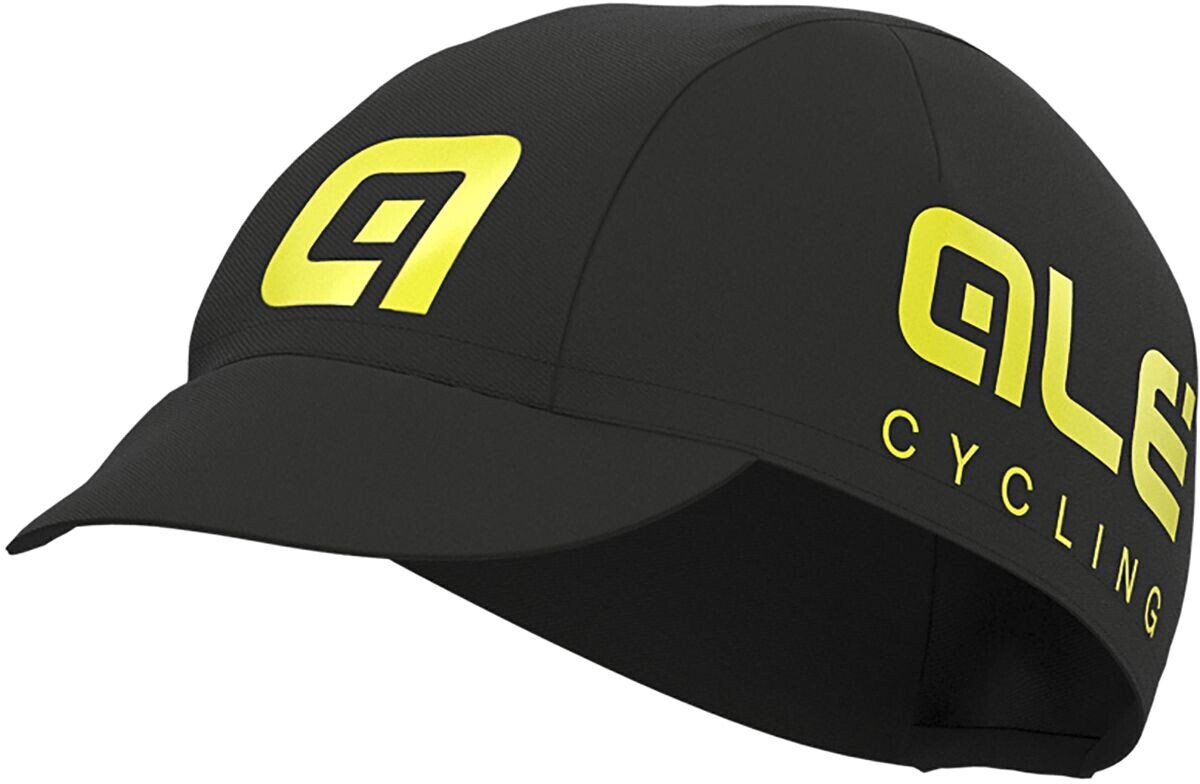 Alé Cycling Cotton Cap Radmütze Black/FluoYellow