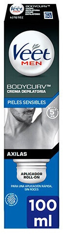 Veet Men Underarm Hair Removal Cream Sensitive Skin (100 ml)