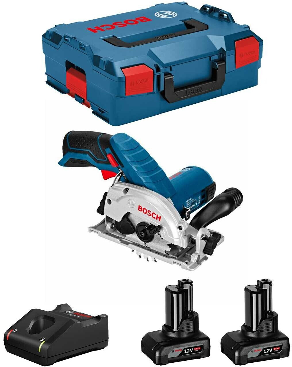 Bosch GKS 12V-26 Professional (2x 6,0 Ah battery + charger) in L-Boxx a .