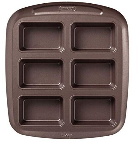 Pyrex Plat mini cakes en métal 6 cavités asimetriA