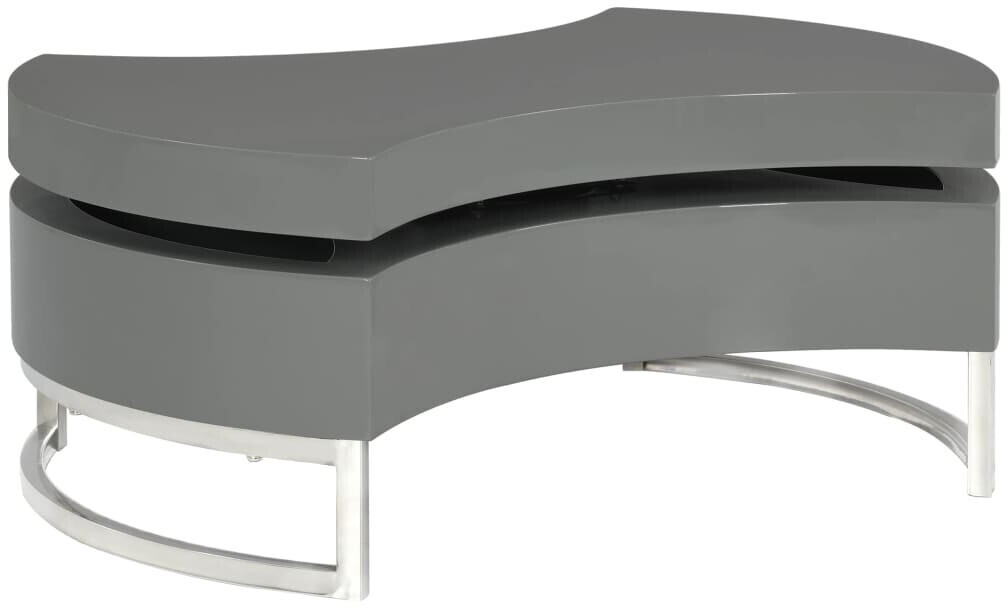 vidaXL High Gloss Coffee Table - Grey