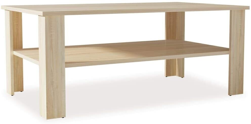 vidaXL Coffee Table With Lower Shelf