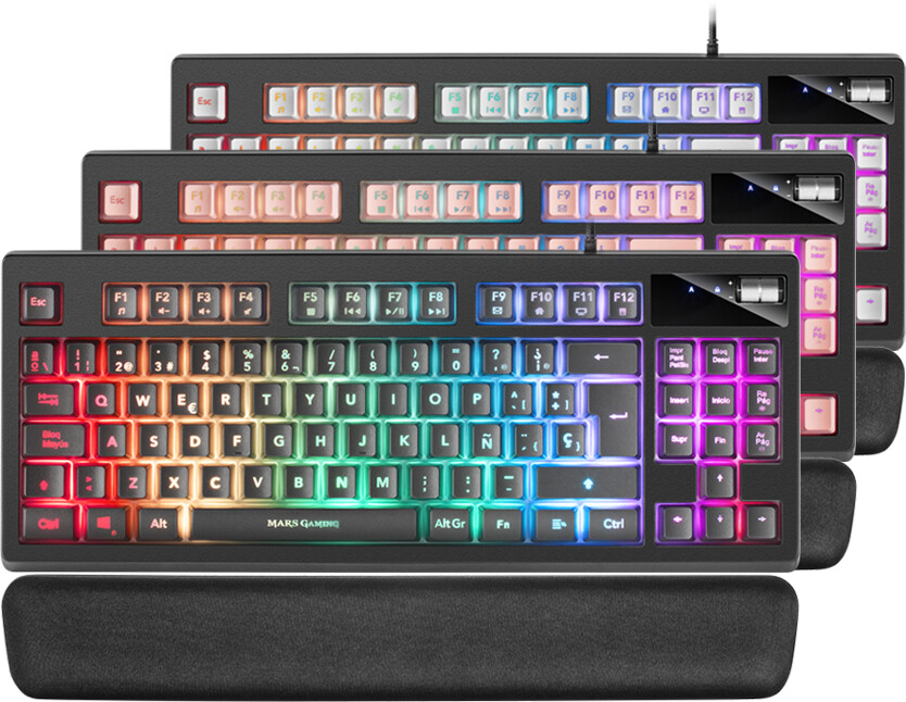Mars Gaming MKAX - MKAXES (ES - Black)
