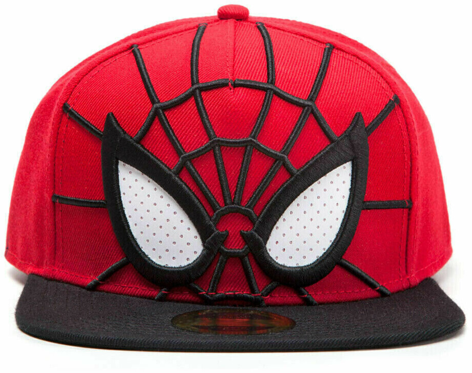 Marvel Spider-man 3D Face Mask with Mesh Eyes Snapback Baseball Cap
