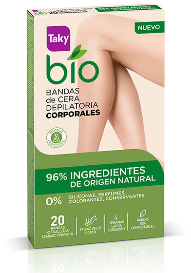 Taky Bio Body Wax Strips (20 Strips)
