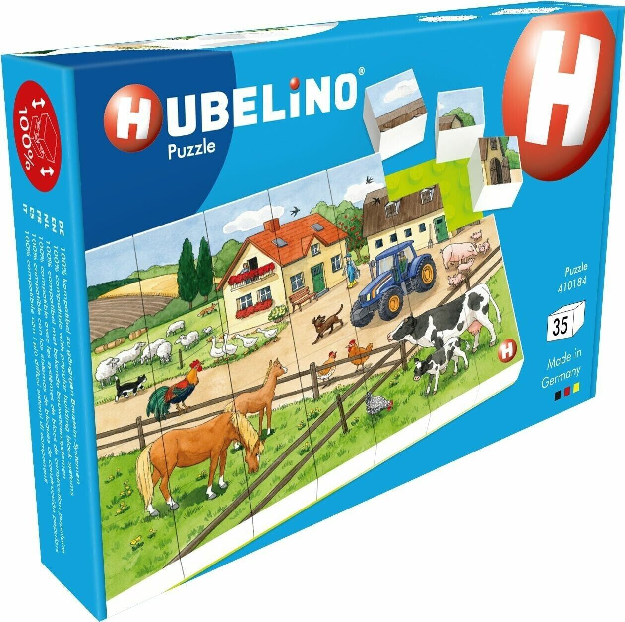 Hubelino Puzzle Life on the farm (35 pcs.)