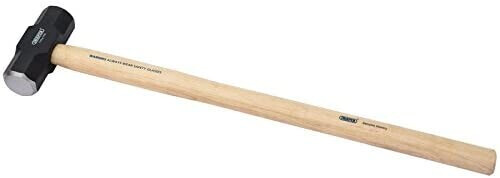 Draper 81428 Hickory Shaft Sledgehammer (3.2kg-7lb), Beige and Black, 3.2 kg