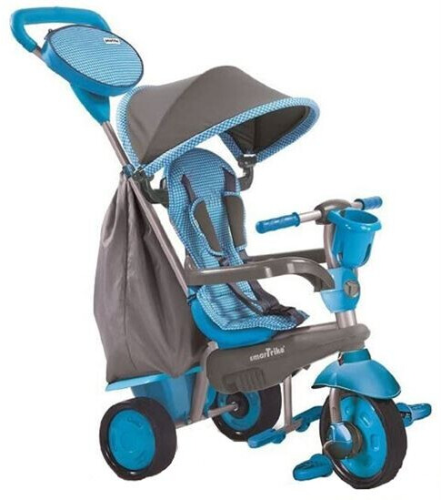 smarTrike Swing DLX 4 en 1 bleu/gris