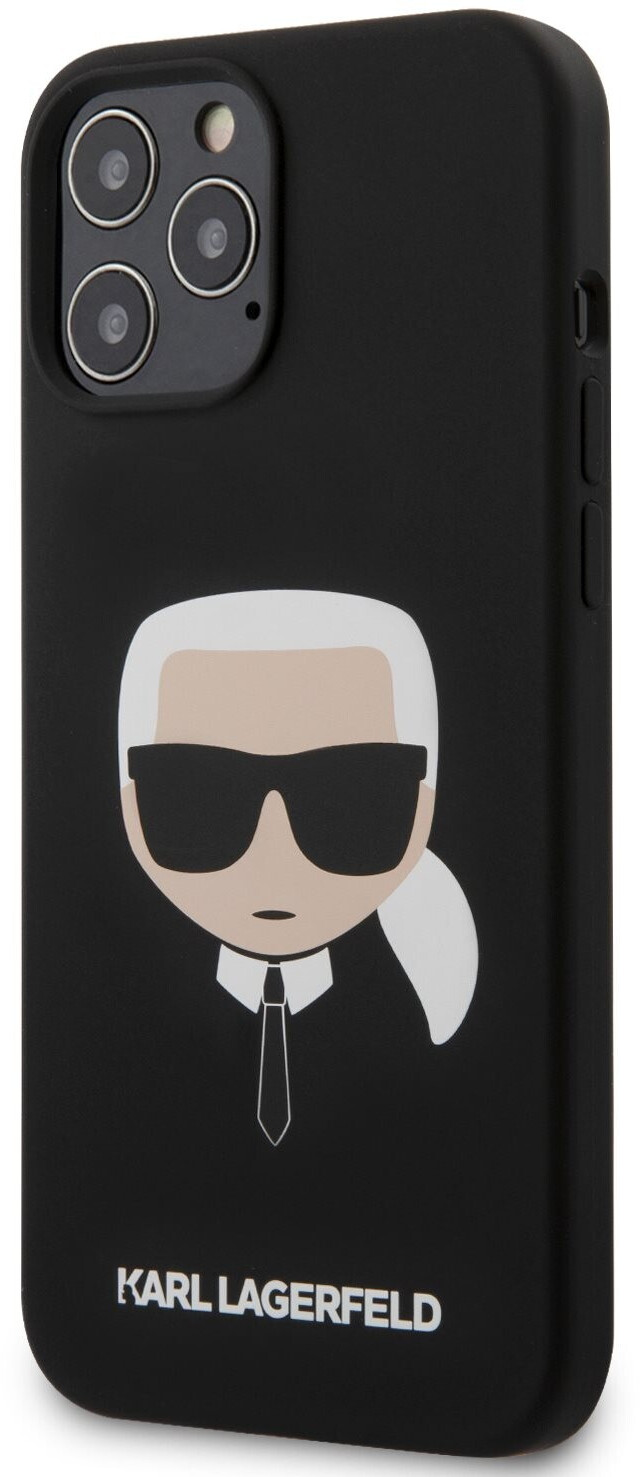 Karl Lagerfeld Head for Apple iPhone 12 Pro Max Black