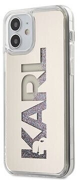Photos - Case Karl Lagerfeld Liquid Glitter Mirror for Apple iPhone 12 Mi 