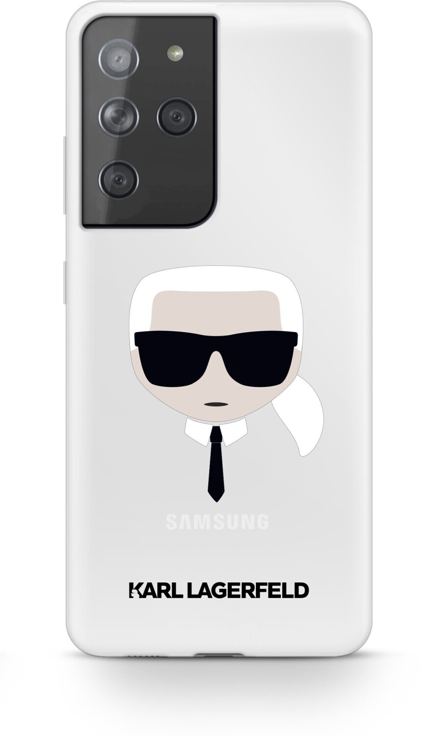 Karl Lagerfeld PC/TPU Head Cover for Samsung Galaxy S21 Ultra - transparent