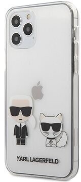 Karl Lagerfeld PC/TPU Karl & Choupette for Apple iPhone 12/12 Pro Transparent