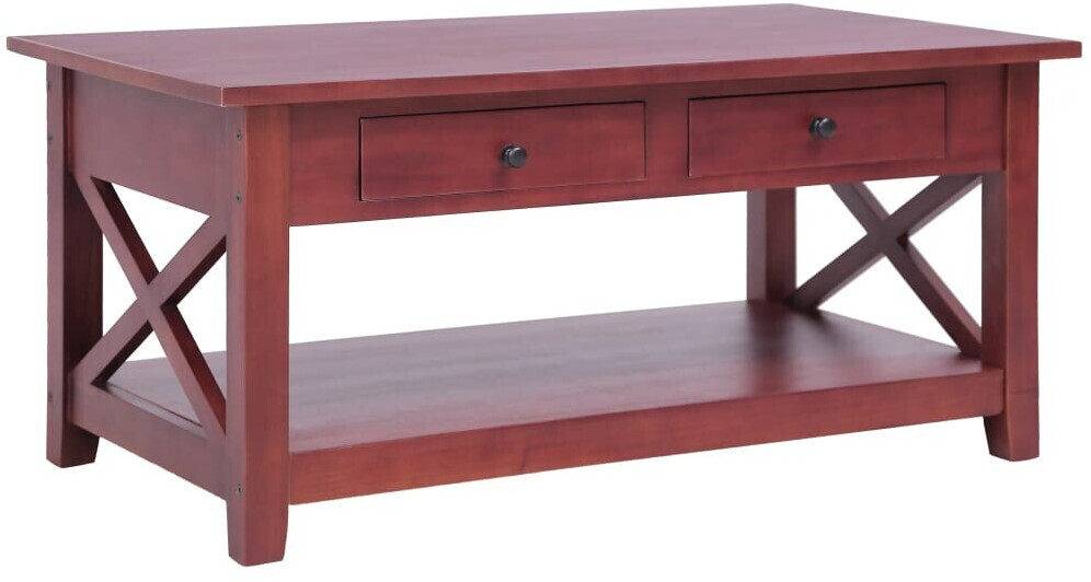 vidaXL Coffee Table Solid Mahogany Wood