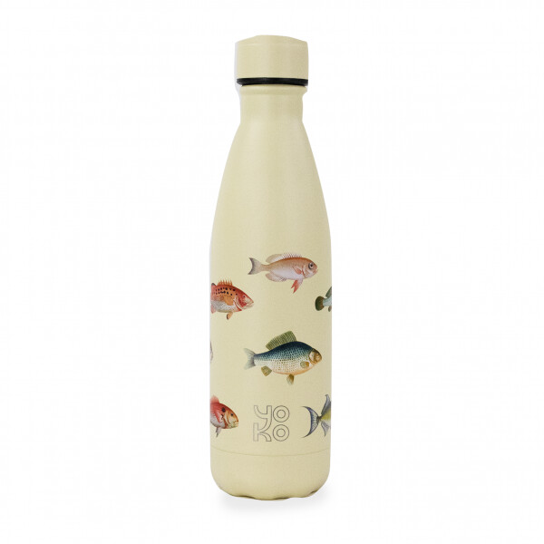 Yoko Design Bouteille Plage 500 ml Poissons