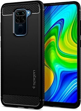 Spigen Rugged Armor Black Xiaomi Redmi Note 9
