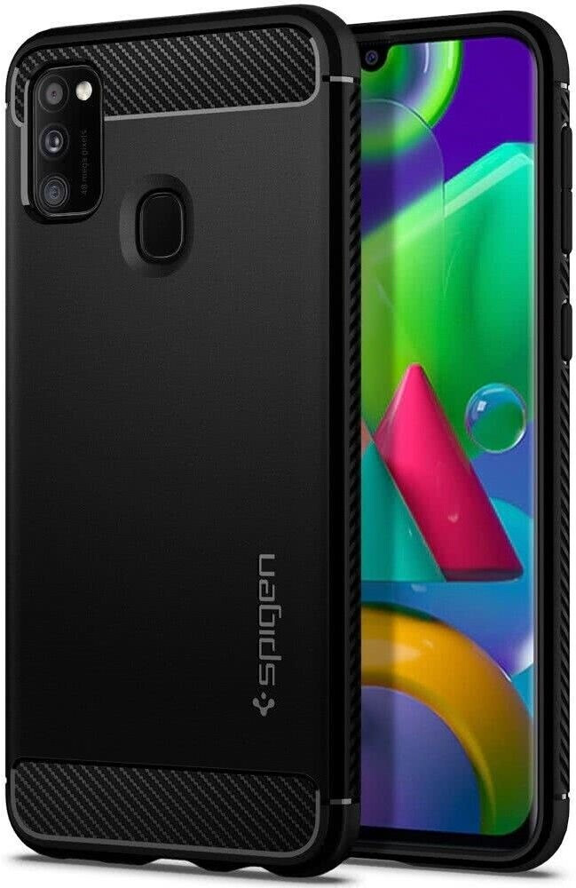 Spigen Rugged Armor Black Samsung Galaxy M21