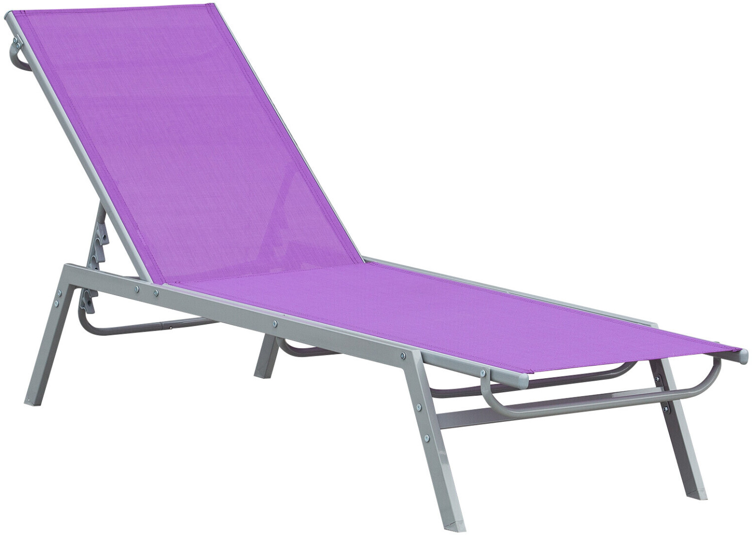 Outsunny Bain de soleil mauve (84B-418VT)