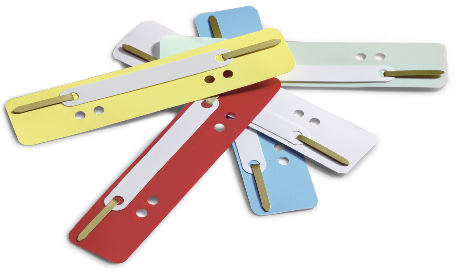 DURABLE Flexi Filing Strip Fasteners Pack of 25 Assorted Colours (691000)