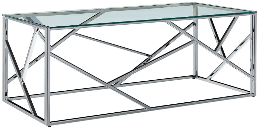 vidaXL Coffee Table Tempered Glass