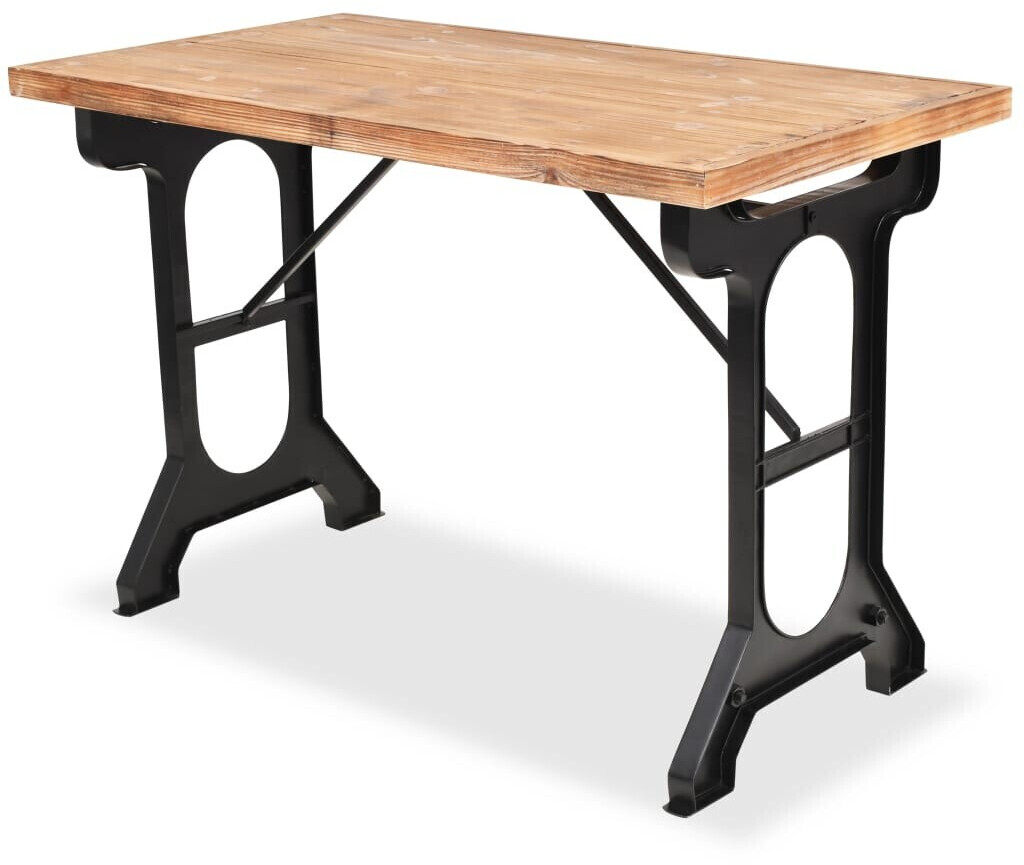 vidaXL Dining Table Solid Fir Wood