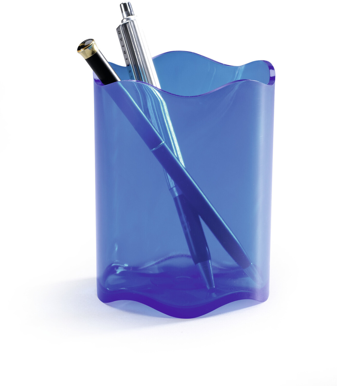 DURABLE 1701235540 TREND Pen Cup Translucent Light Blue