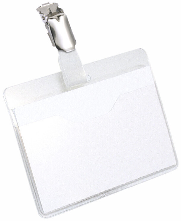Durable Namensschild CLICK FOLD 40x75 mm mit Magnet verdrehsicher PP,  Packung à 10 Stück, transparent, 825919 : : Bürobedarf &  Schreibwaren