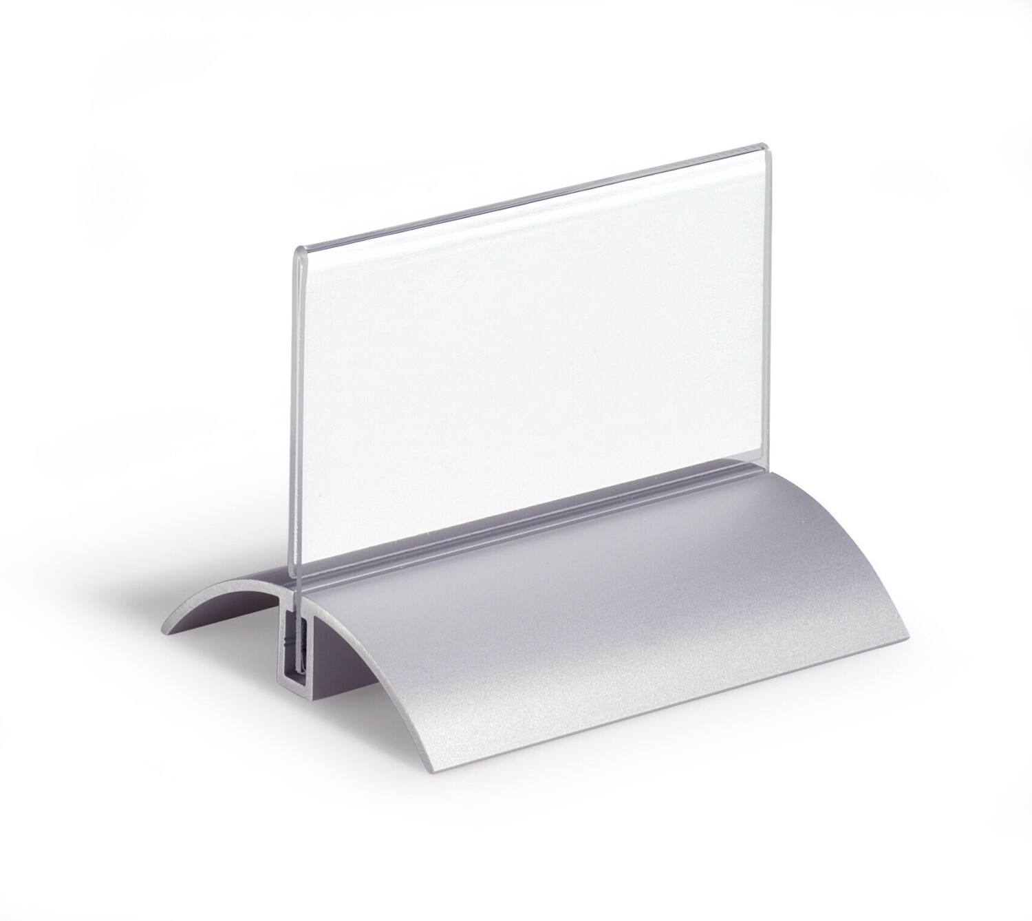 DURABLE 820019 Table Place Name Holder Deluxe 52x100mm Acryl 2 Pieces Transparent