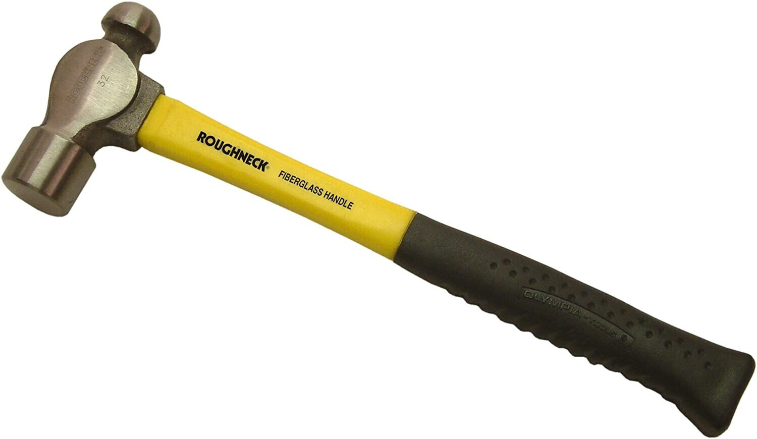 Roughneck 61474 Ball Pein Hammer 16.oz F/glass Handle