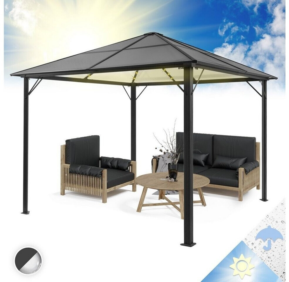 Blumfeldt Pantheon Solid Sky Ambient Solar Pavillon 3x3m