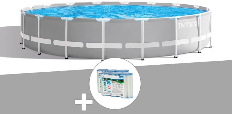 Intex Pools Prism Frame 610 x 132 cm (26756) + 6 cartouches filtrantes