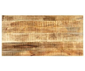 Buy vidaXL Dining Table Solid Mango Wood with Iron Legs from